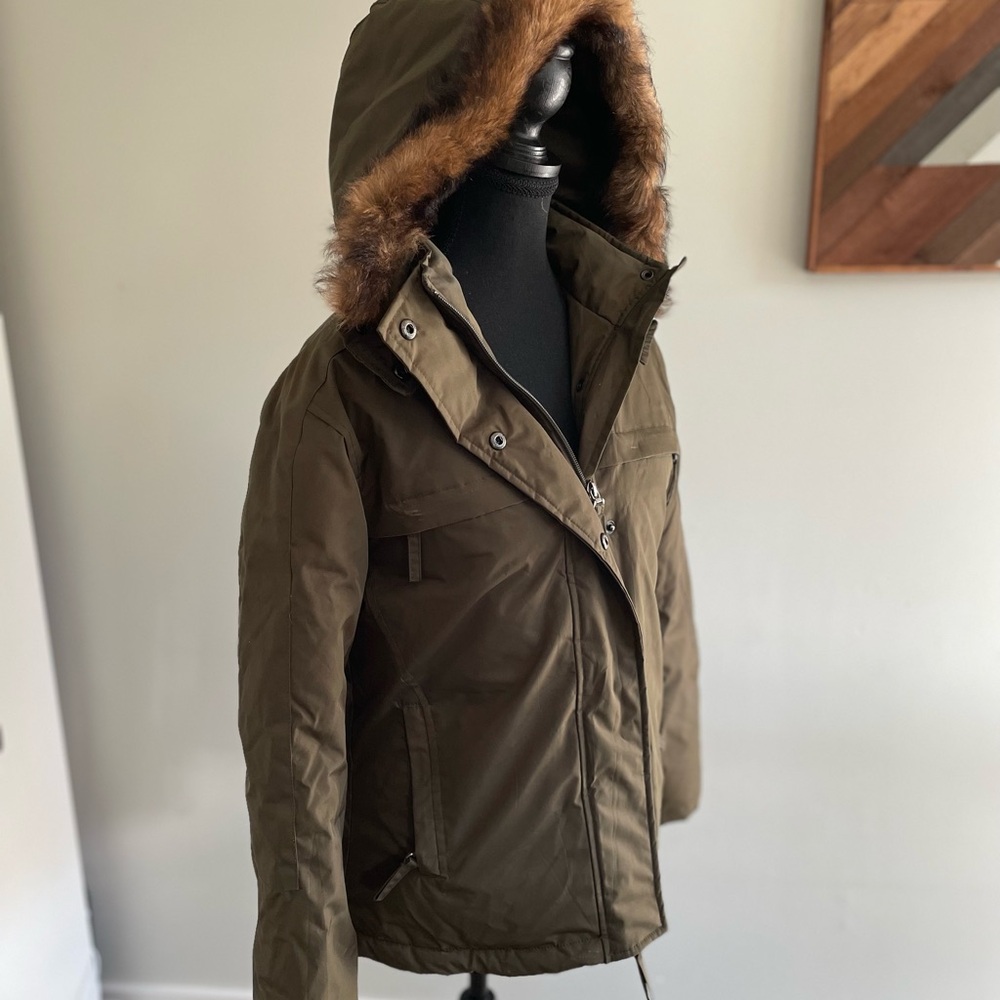 Small Green Down Winter Jacket